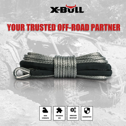 X-BULL Synthetic Winch Rope 5.5mm x 13m
