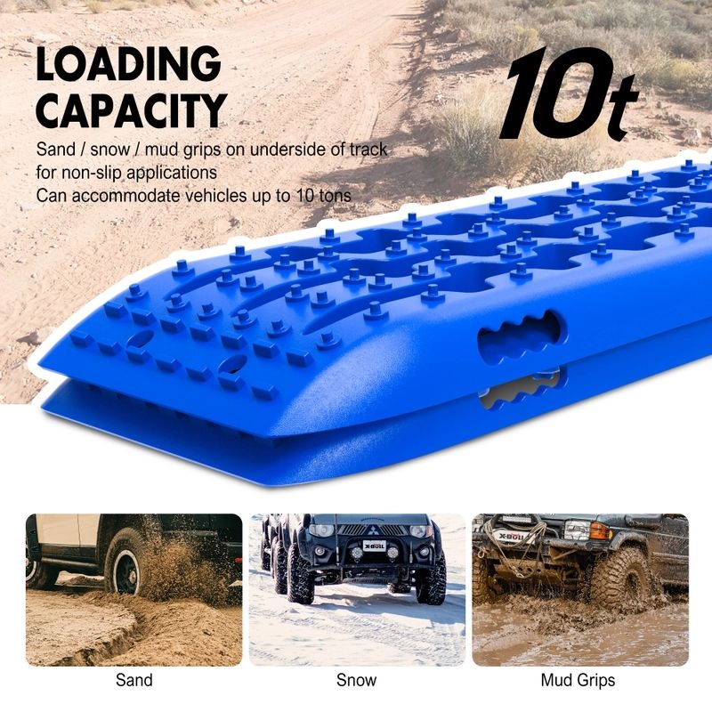 Recovery Tracks Gen 2.0 with Mounting Pins - Blue, view 3