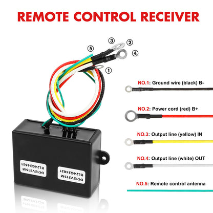X-BULL 12V Wireless Winch Remote Control Kit, view 3