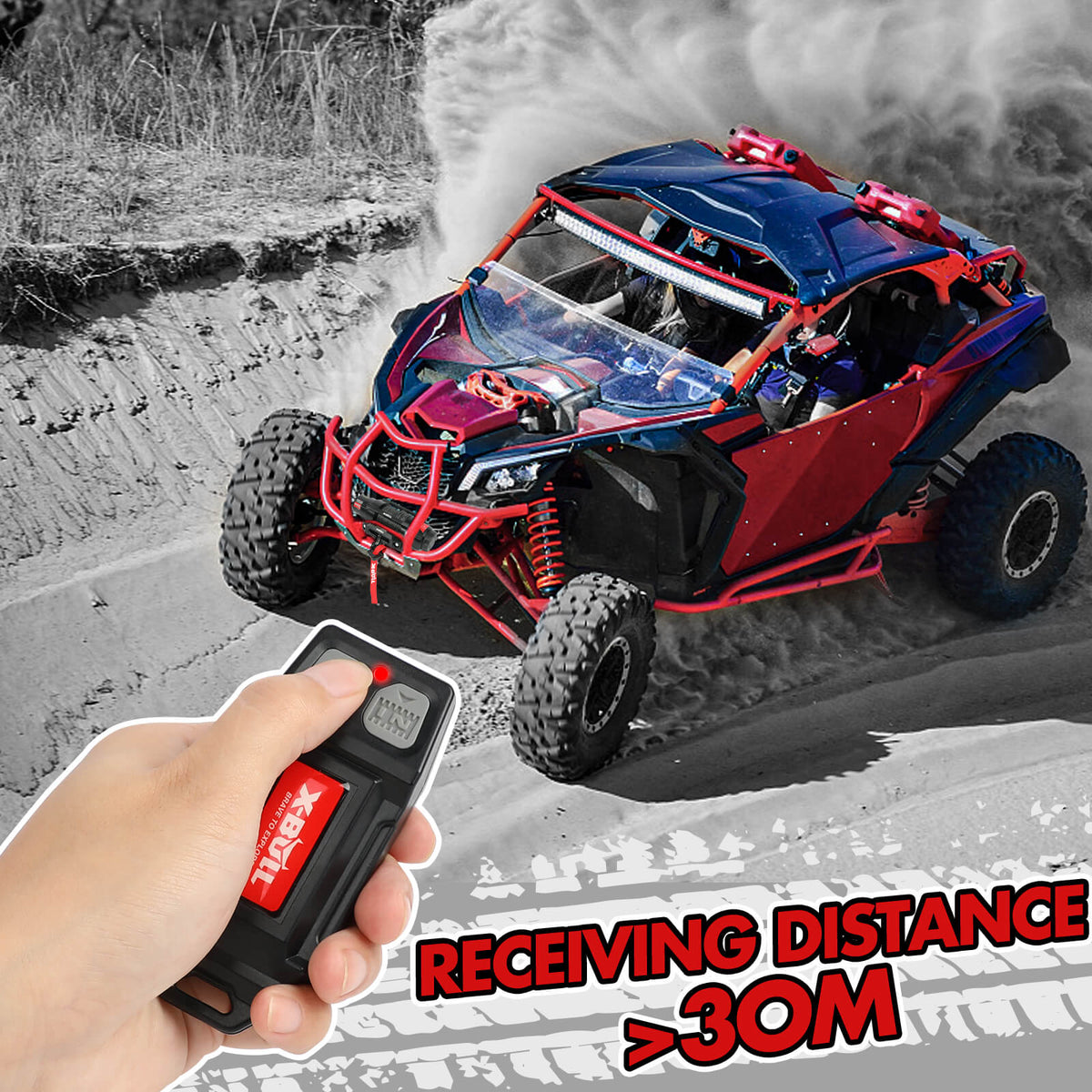 X-BULL 12V Wireless Winch Remote Control Kit, view 4