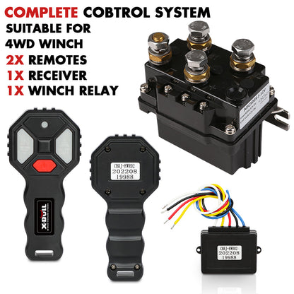 12V Winch Remote & 500A Solenoid Kit - X-BULL