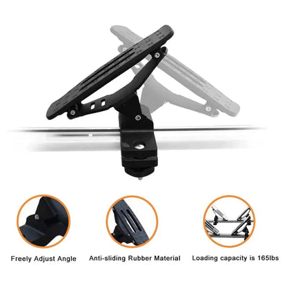 Universal Kayak Roof Rack Saddle Carrier – 75kg, view 2