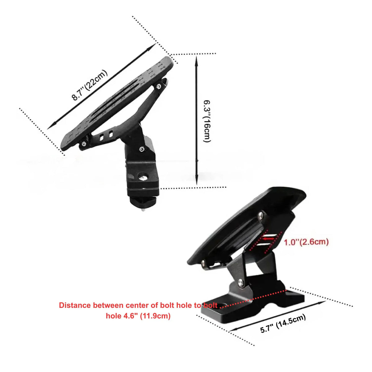 Universal Kayak Roof Rack Saddle Carrier – 75kg, view 3