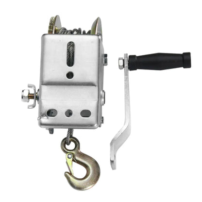500kg Manual Hand Winch – 10m Steel Cable, view 3