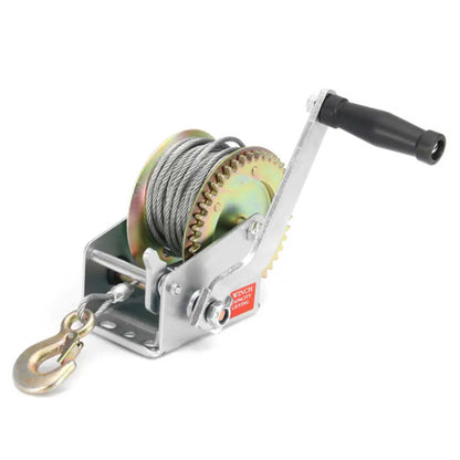 500kg Manual Hand Winch – 10m Steel Cable, view 6