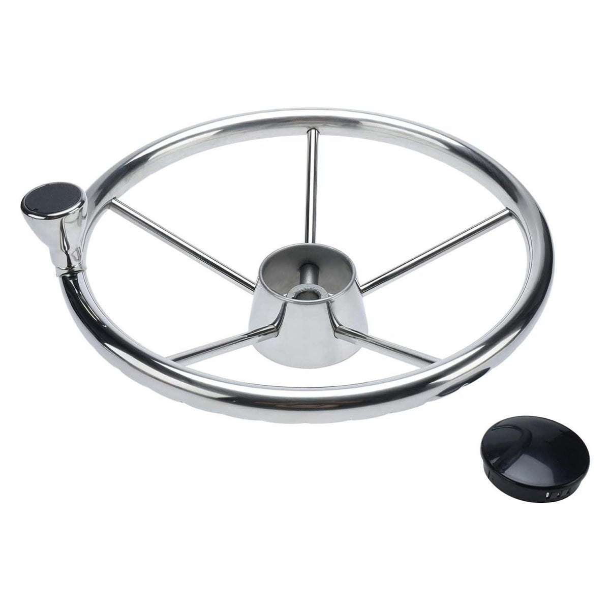 13.5" Stainless Steel Boat Steering Wheel 5-Spoke