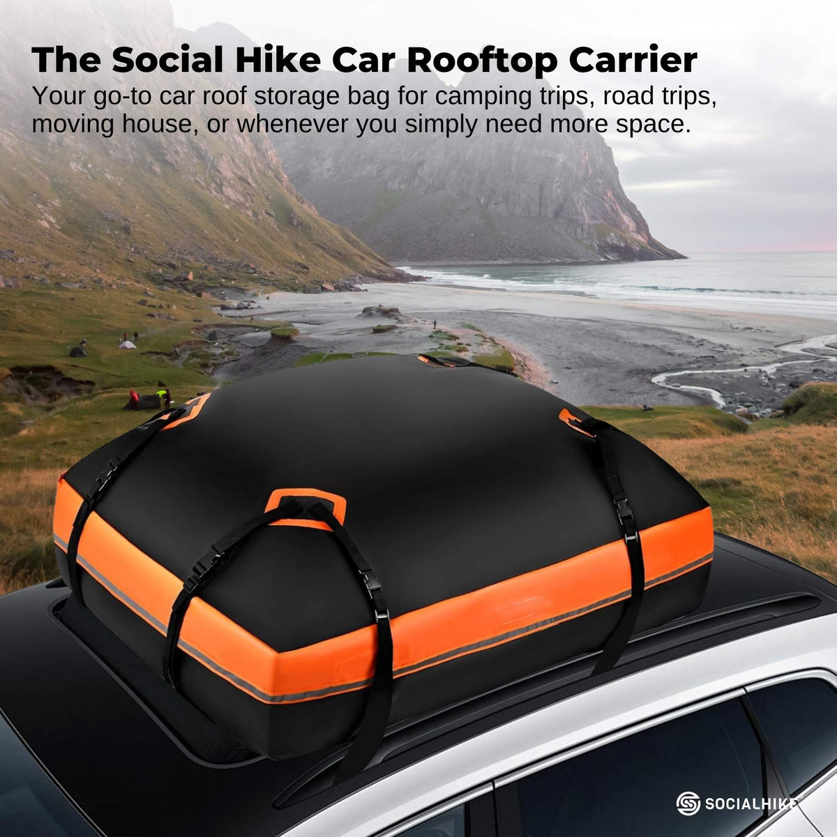 Social Hike Waterproof Rooftop Cargo Bag 428L, view 2
