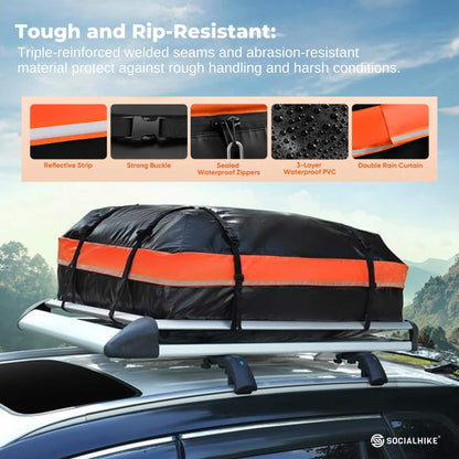 Social Hike Waterproof Rooftop Cargo Bag 428L, view 5