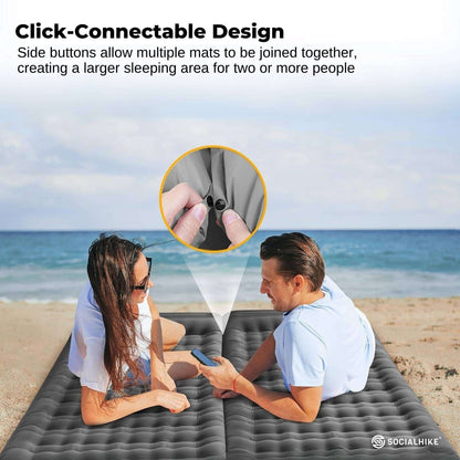 Social Hike Step-Inflating Camping Mattress 12cm