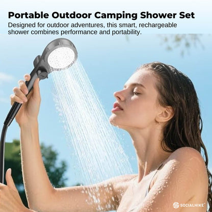 Portable Camping Shower Kit - Social Hike 6000mAh, view 2