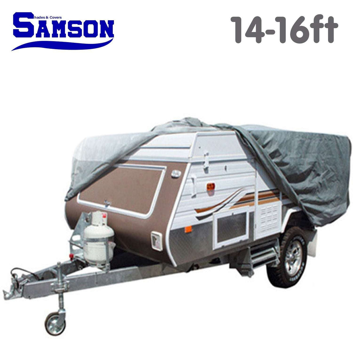 Heavy Duty Trailer Camper Cover 14-16ft, view 5