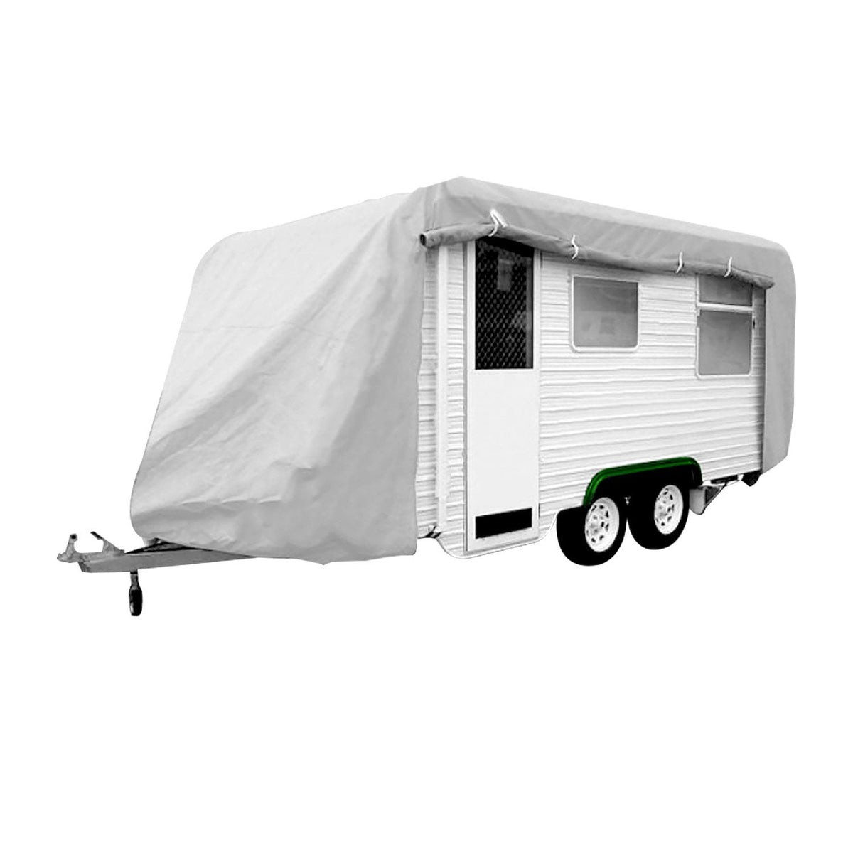 Wallaroo Caravan Cover 10-13ft - Grey/Silver, view 6