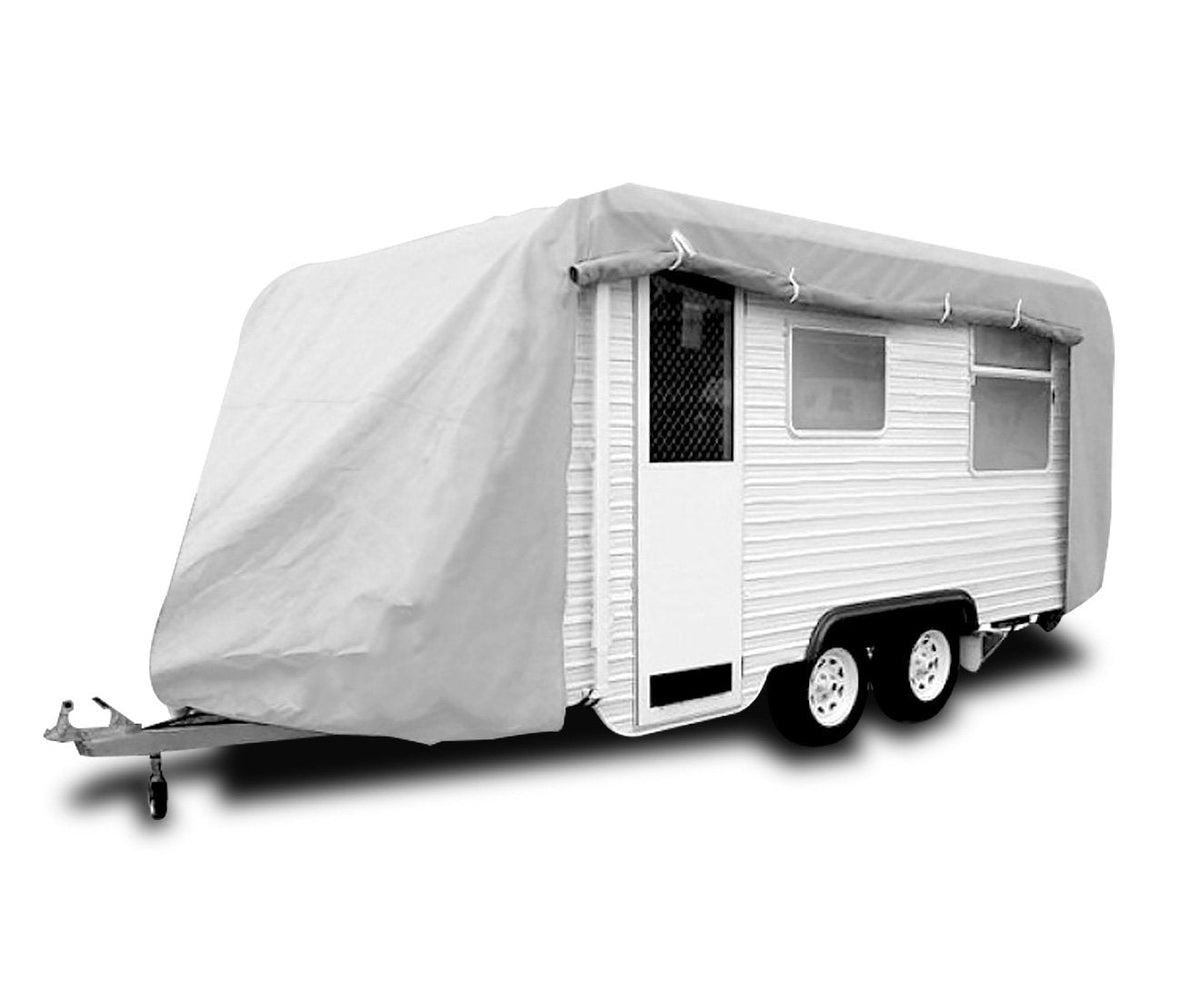 Wallaroo 14-17ft Caravan Cover | Side Zip UV & Waterproof