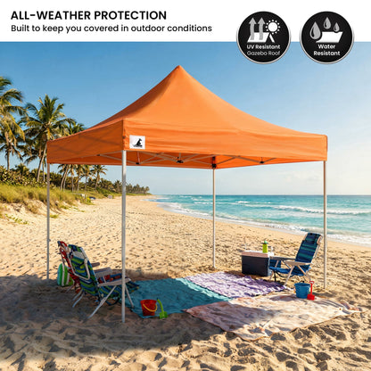 Wallaroo 3x3m Pop-Up Marquee with Walls - Orange, view 9
