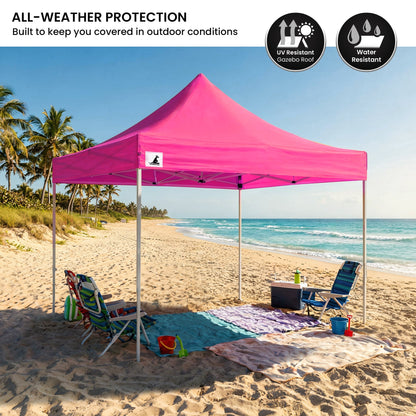 Wallaroo 3x3m Pop-Up Marquee with Walls - Pink, view 9