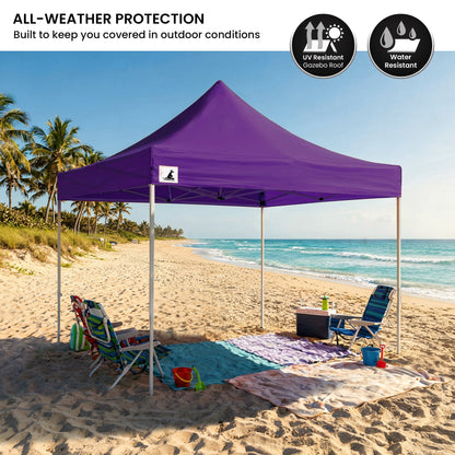 Wallaroo 3x3m Pop-Up Marquee with Walls – Purple, view 9