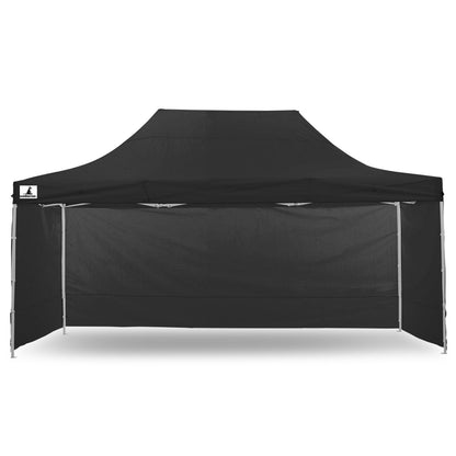 Wallaroo 3x4.5m Pop-Up Marquee with Walls - Black, view 4