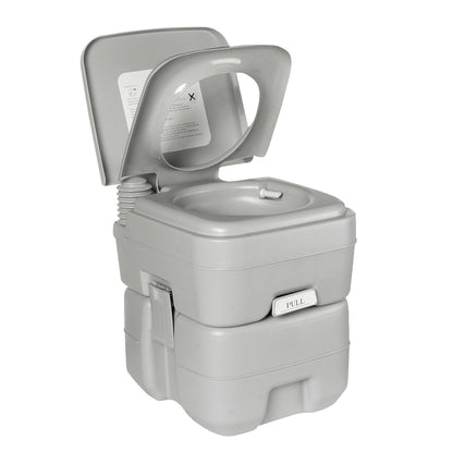 20L Portable Toilet with Press Flush Pump – Wallaroo, view 9