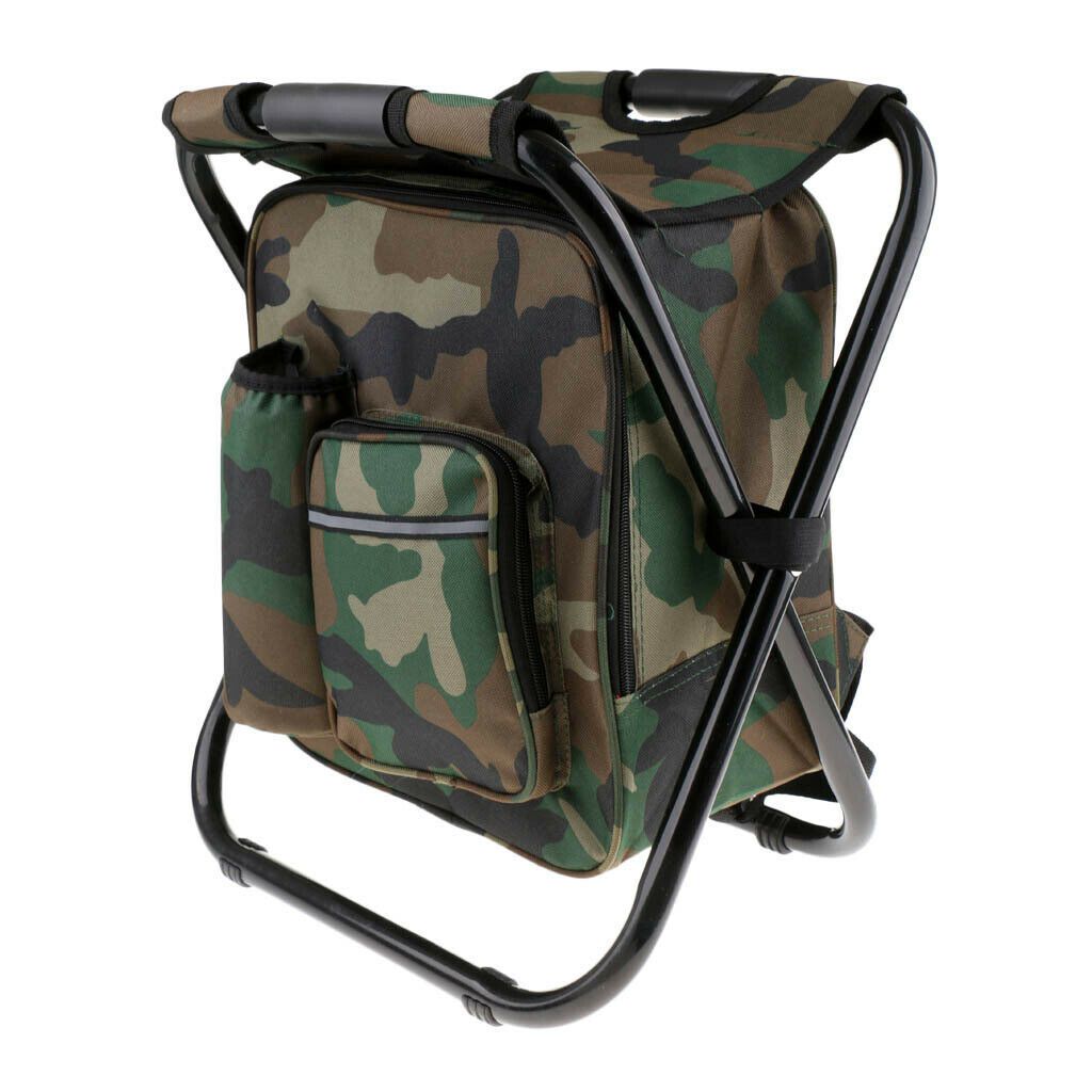 3-in-1 Folding Backpack Chair with Cooler Bag – 150kg Rated