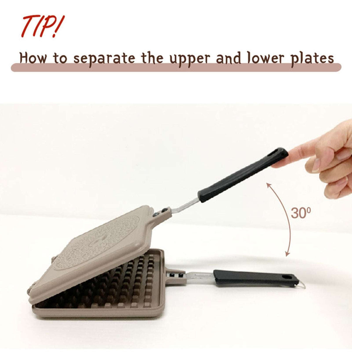 Giorno Felice Double-Sided Waffle Pan - Non-Stick, view 9