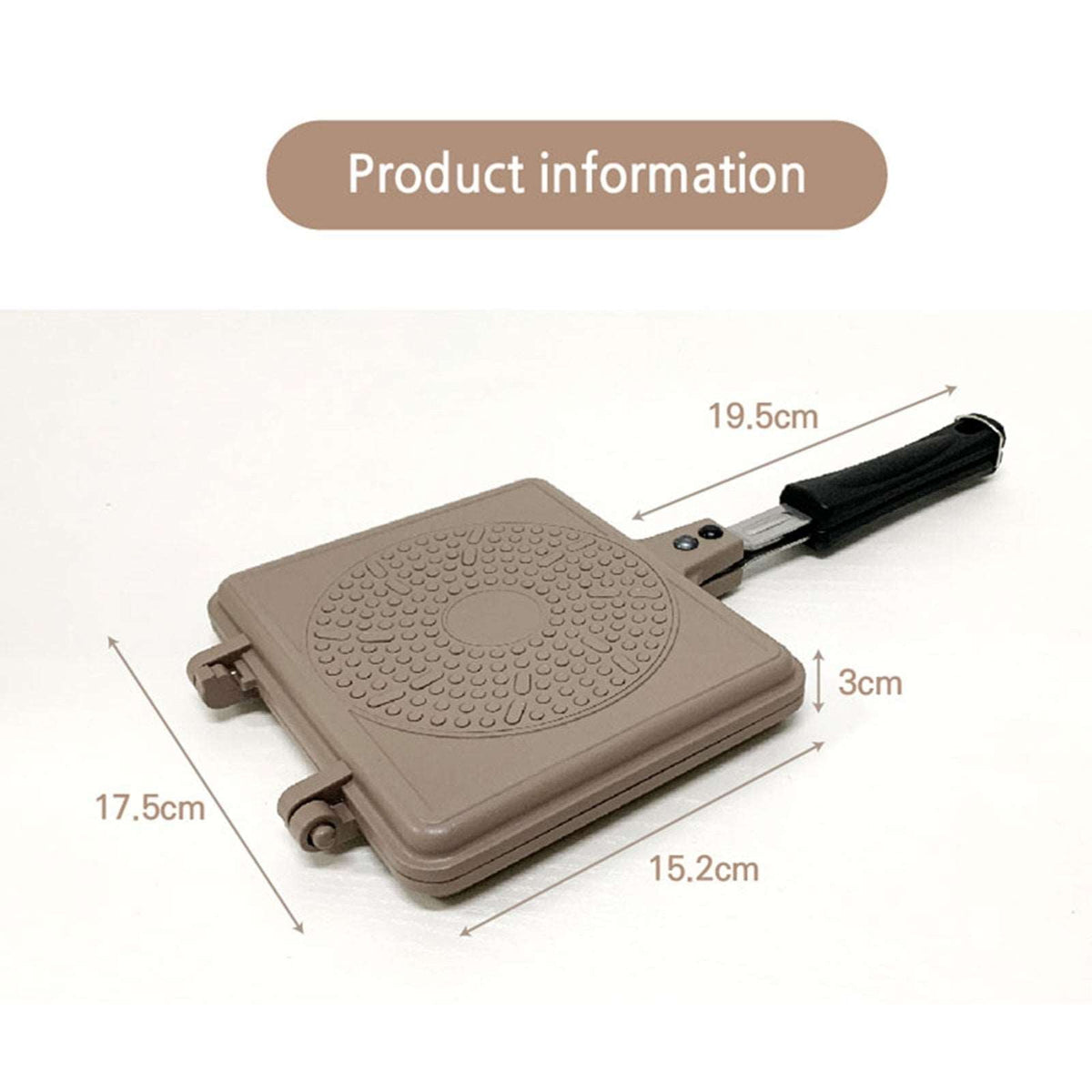 Giorno Felice Double-Sided Waffle Pan - Non-Stick, view 12