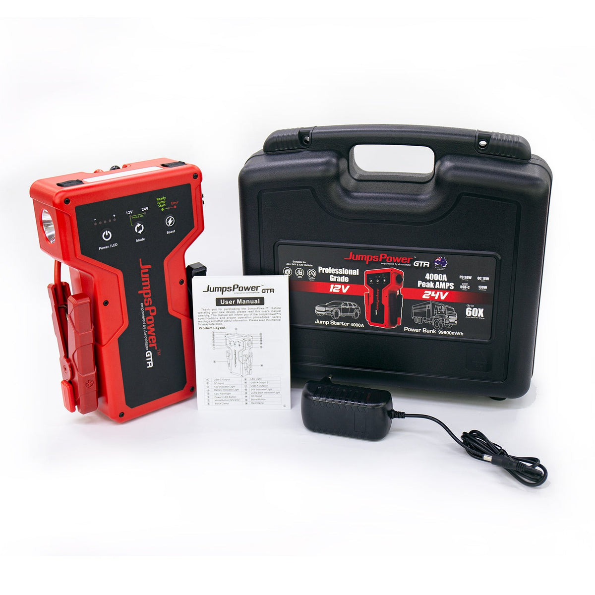 JumpsPower GTR 4000A 12V/24V Jump Starter, view 7