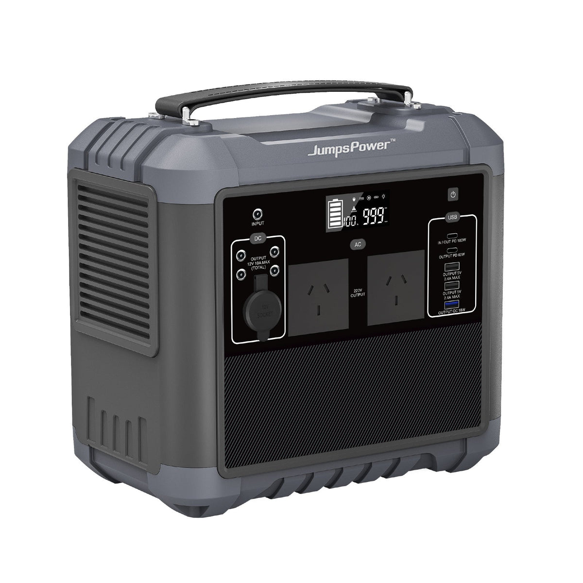 Portable Power Station 1000W 716Wh - JumpsPower AC1000