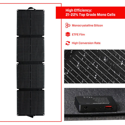 JumpsPower 100W Foldable Solar Panel, view 5