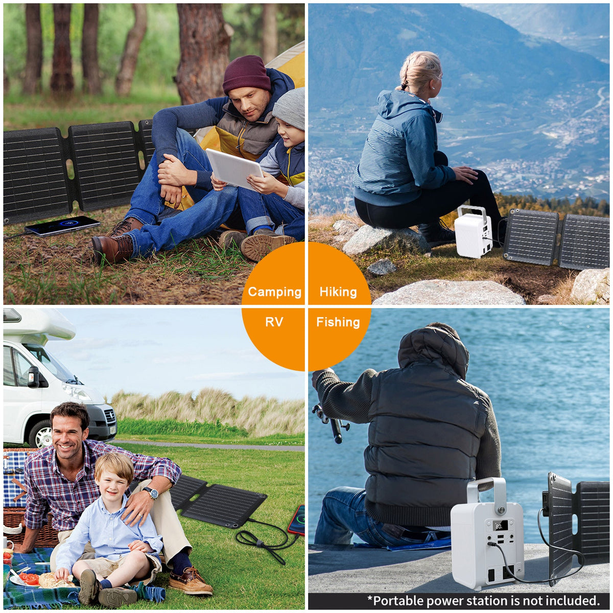 JumpsPower 100W Foldable Solar Panel, view 11