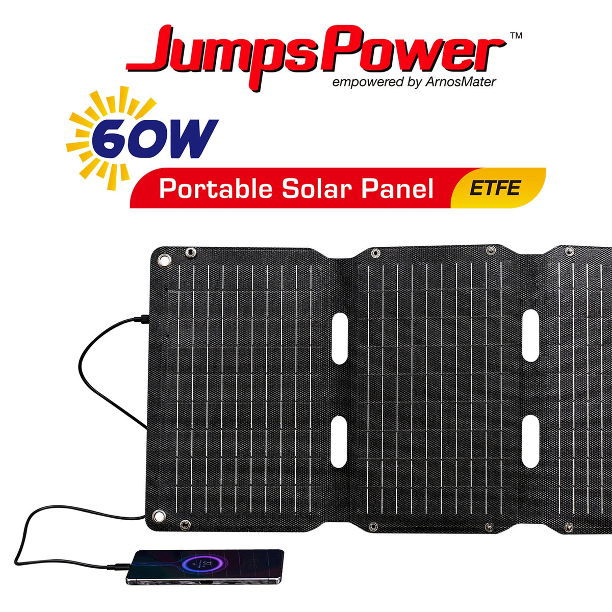 JumpsPower 60W Foldable Solar Panel, view 2