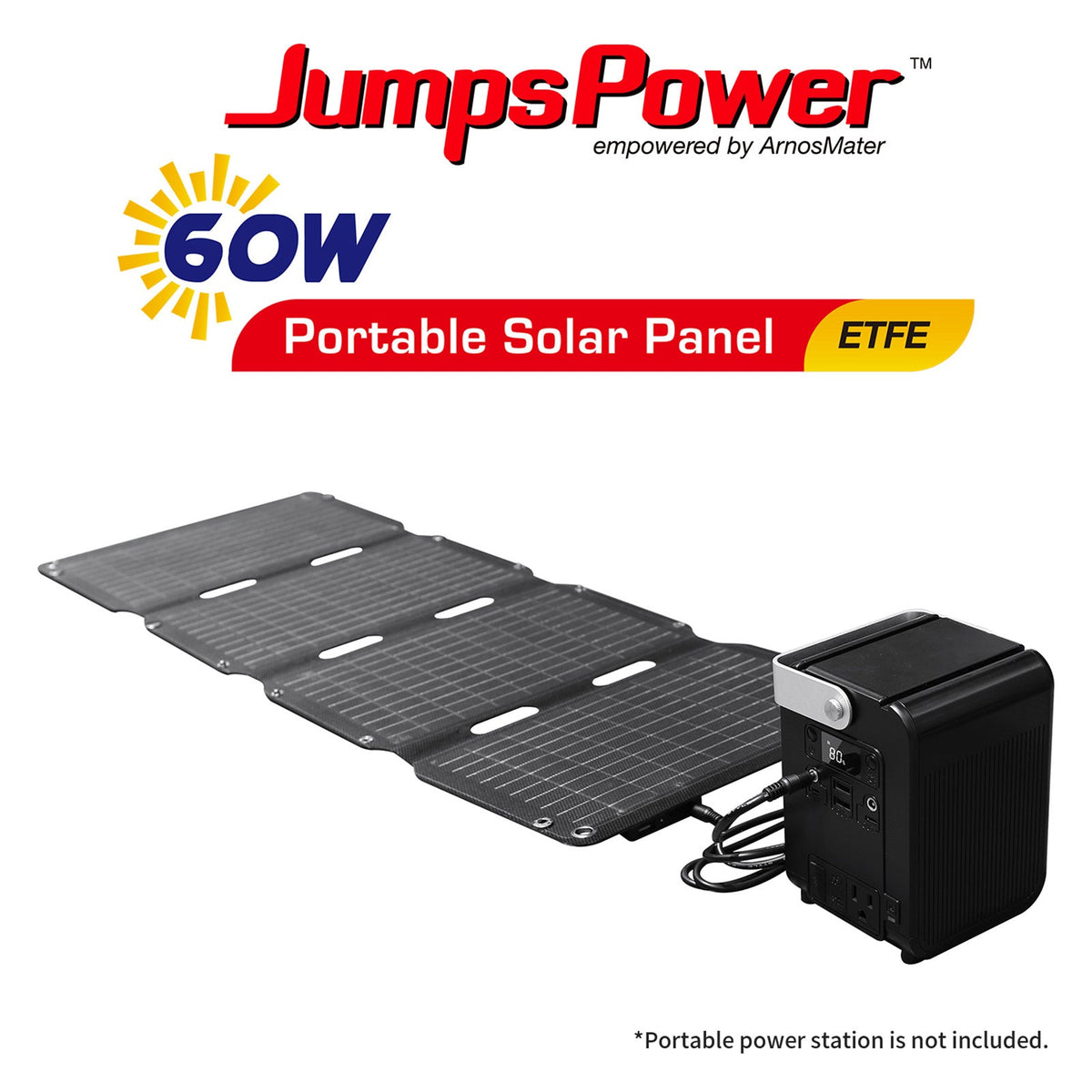 JumpsPower 60W Foldable Solar Panel, view 7