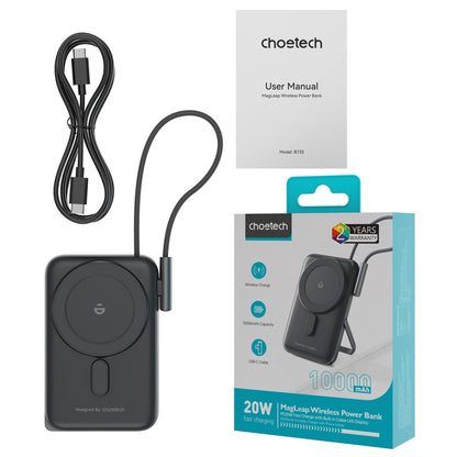 CHOETECH B735 10000mAh MagLeap Wireless Power Bank, view 4