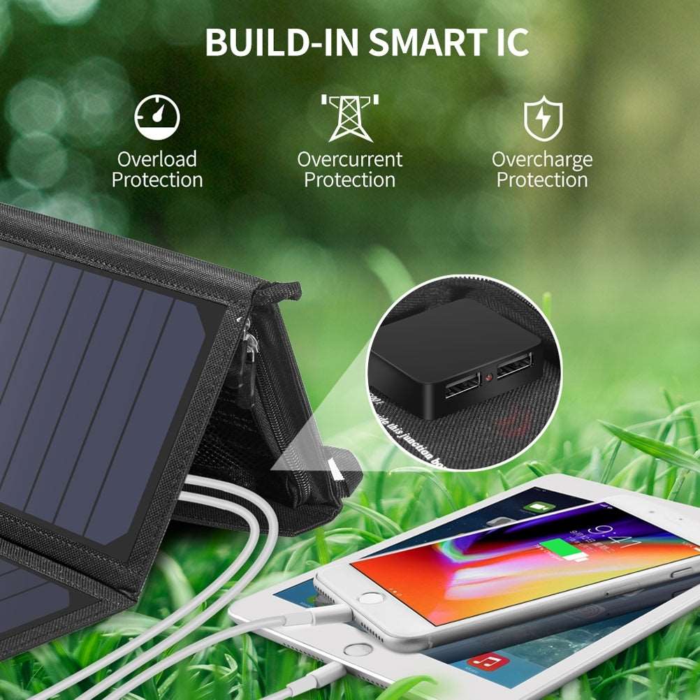 CHOETECH 19W Portable Solar Panel Charger, view 4