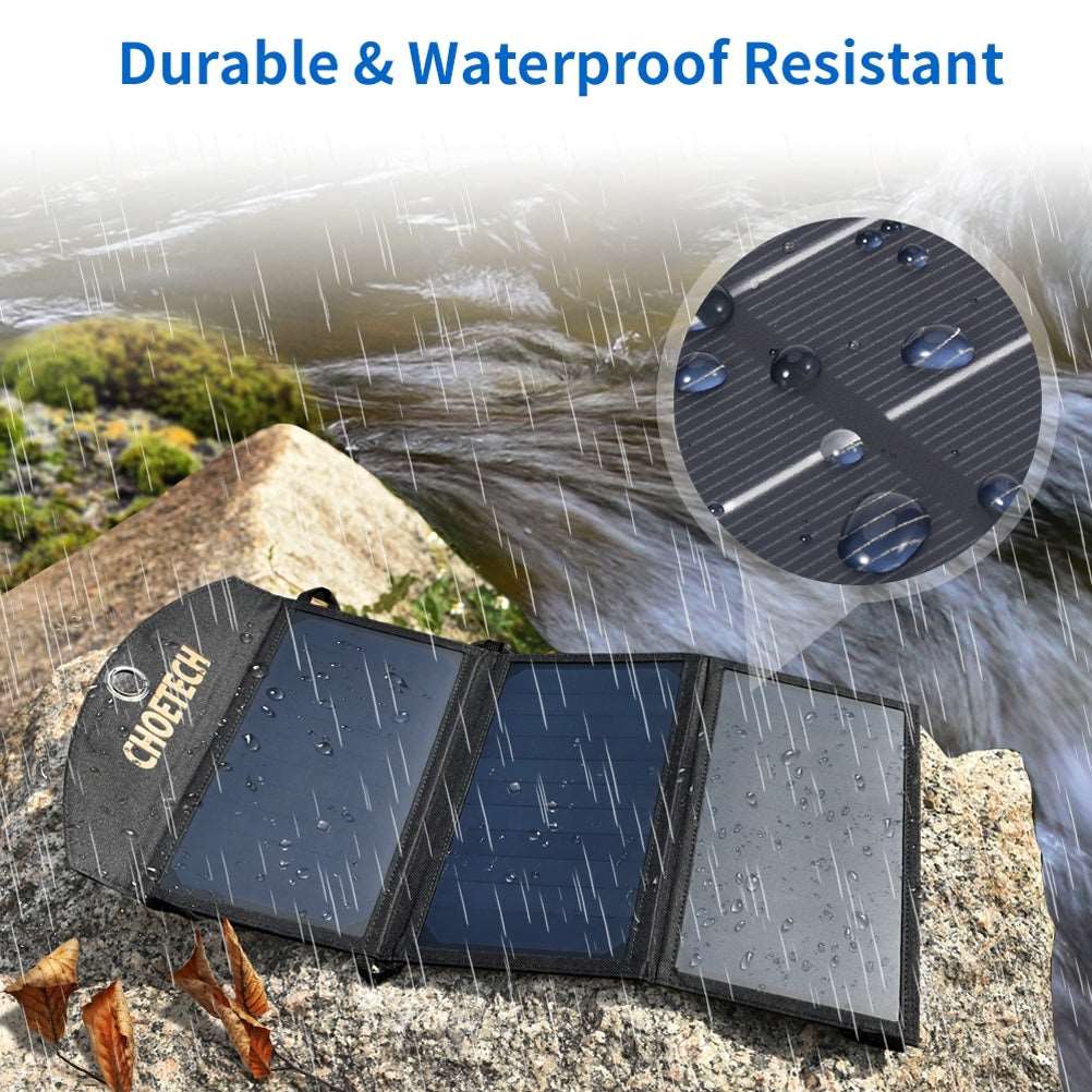 CHOETECH 19W Portable Solar Panel Charger, view 8