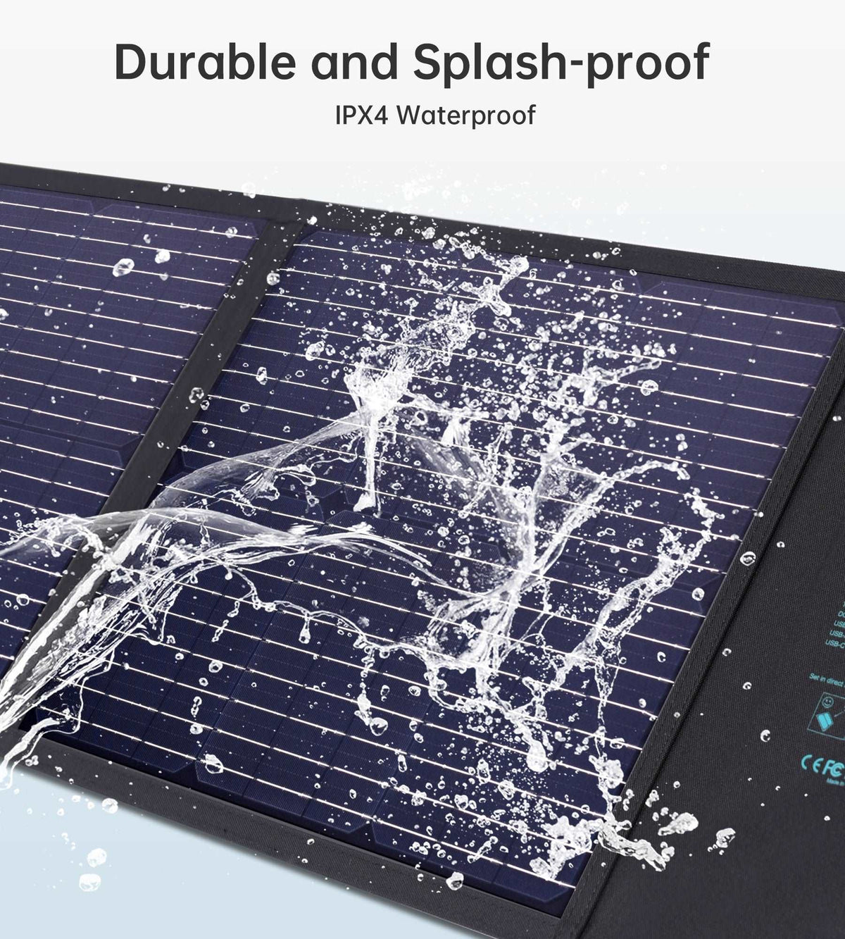 CHOETECH SC009 100W Foldable Solar Charger, view 4
