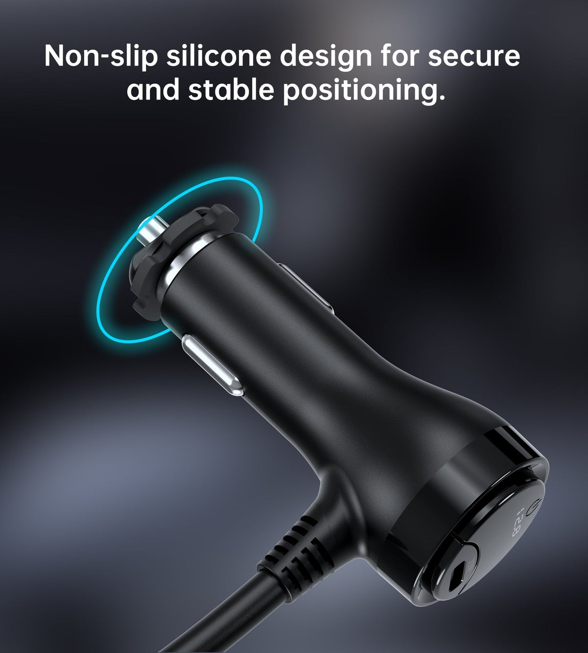 CHOETECH 3-Port Car Charger Splitter 78W, view 3