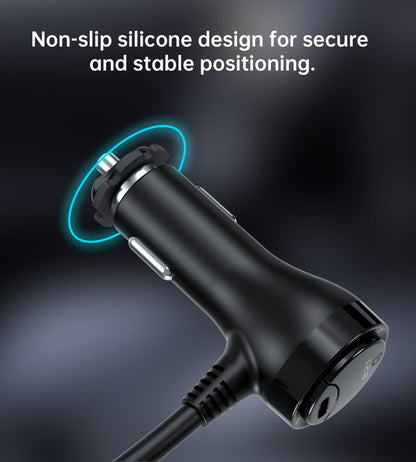 CHOETECH 3-Port Car Charger Splitter 78W, view 3