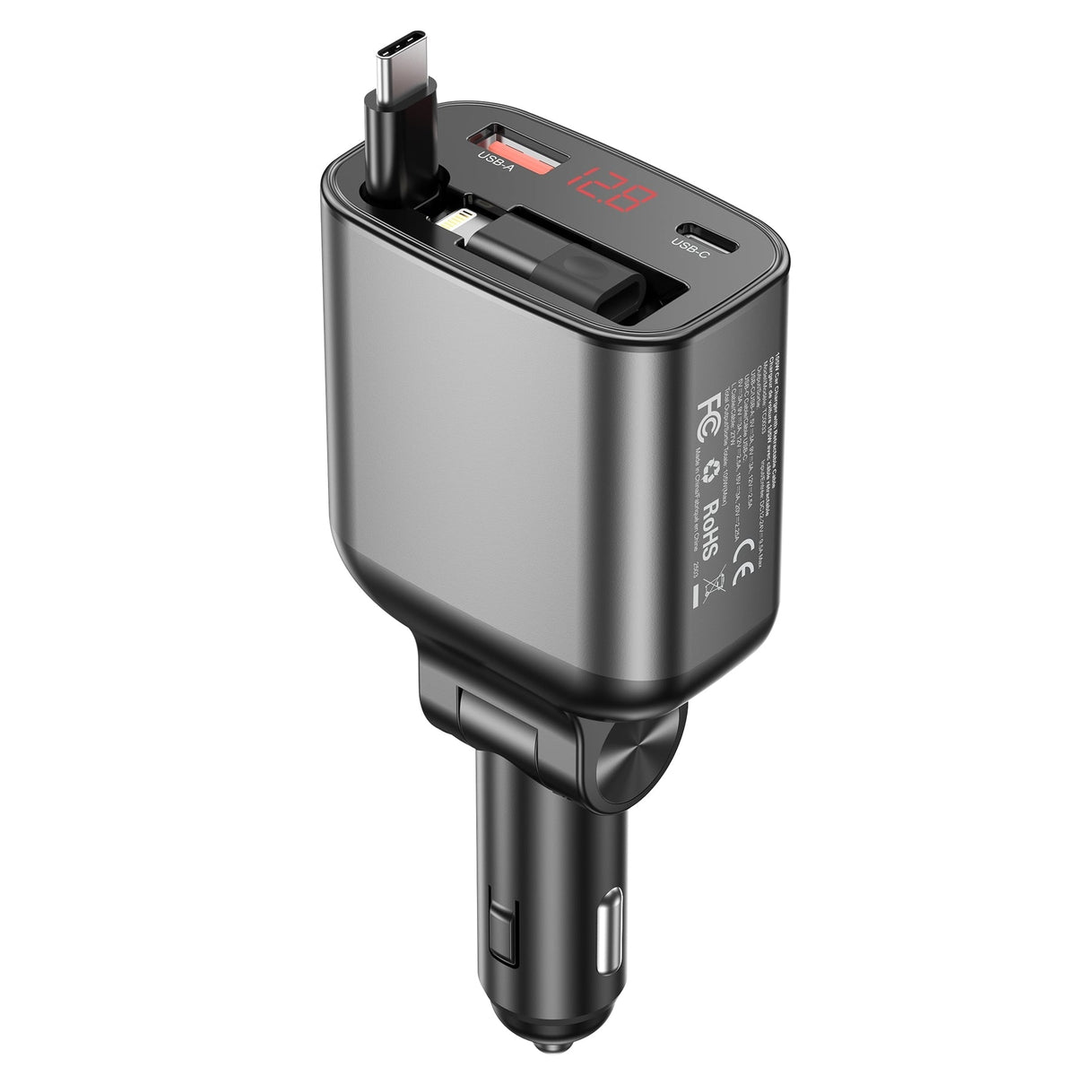 CHOETECH TC0033 105W 3-Port Car Charger