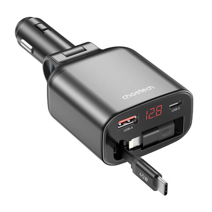 CHOETECH TC0033 105W 3-Port Car Charger, view 3