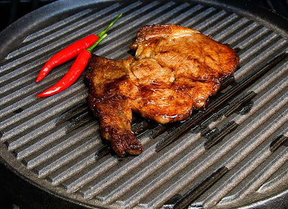 Cast Iron 30cm Round Griddle Plate - Pre-Seasoned, view 7