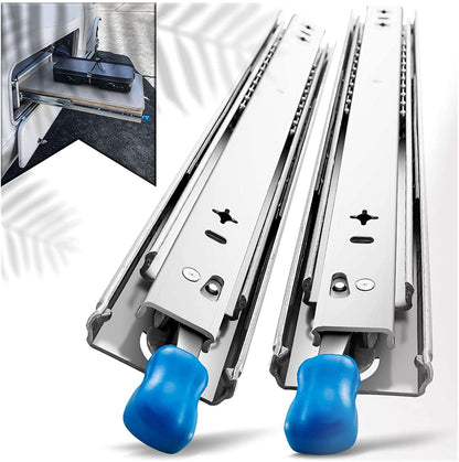 Heavy Duty Locking Drawer Slides 24in 150kg Pair, view 6