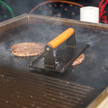 Cast Iron Burger & Steak Grill Press – Rectangular, view 5