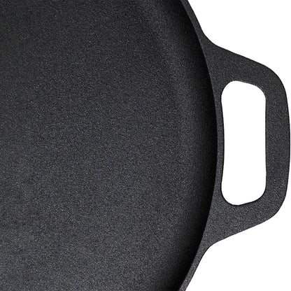 Cast Iron 35cm Pizza Pan - Pre-Seasoned, view 6