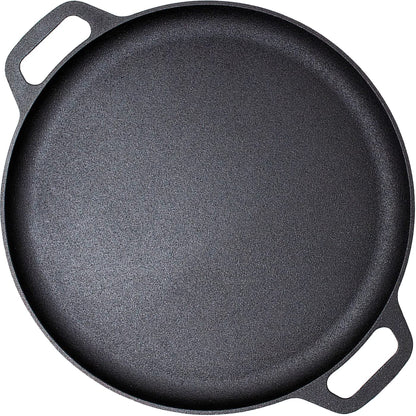 Cast Iron 35cm Pizza Pan - Pre-Seasoned, view 7