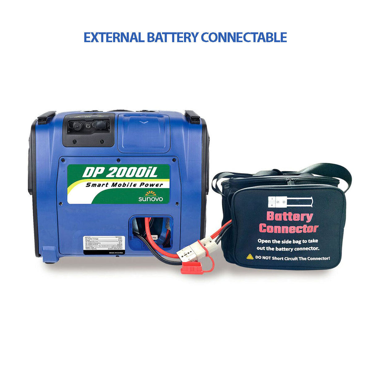 Sunovo 2000VA Portable Power Station 2048Wh, view 5