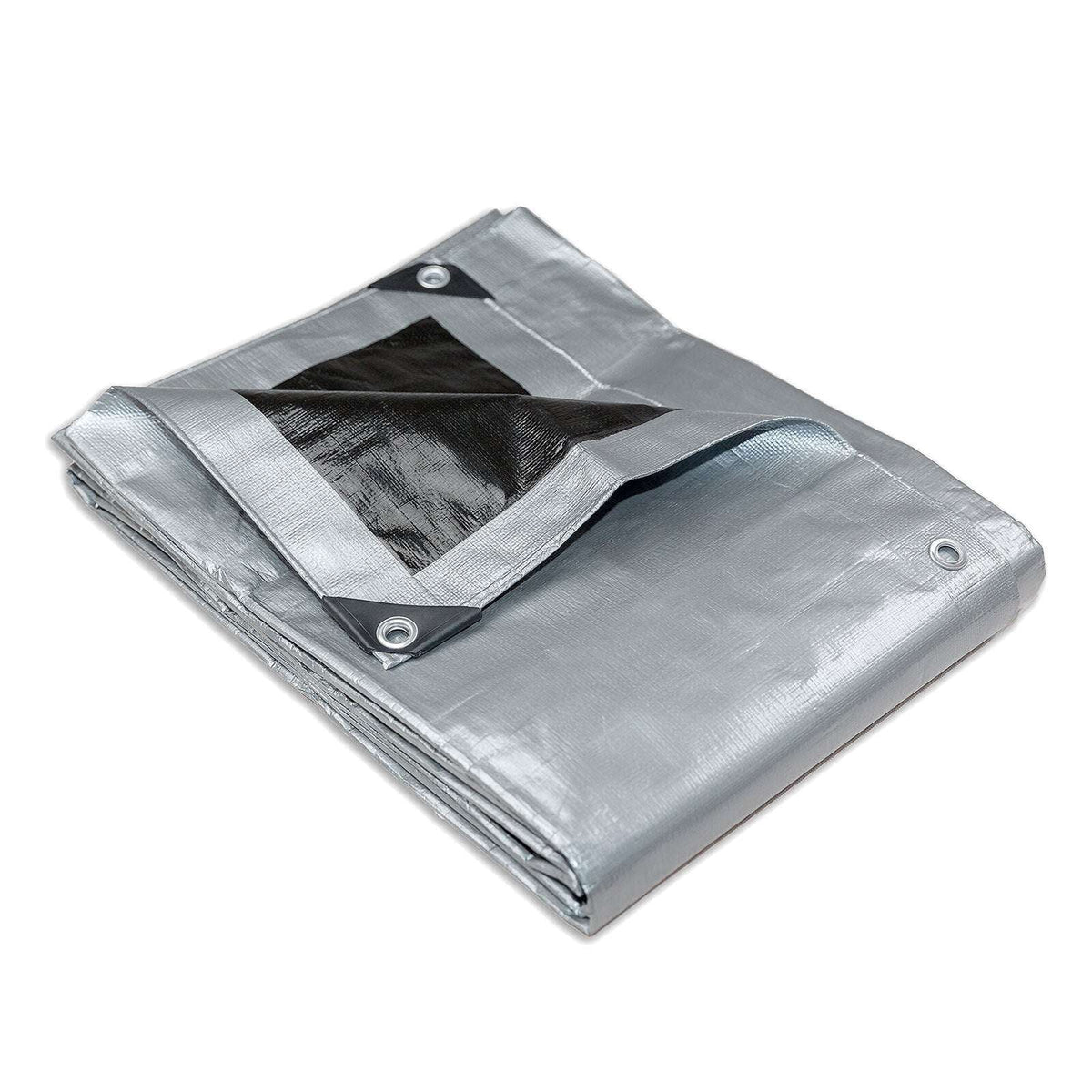 Flyline Heavy Duty Silver/Black Tarp 3.6x5.5m
