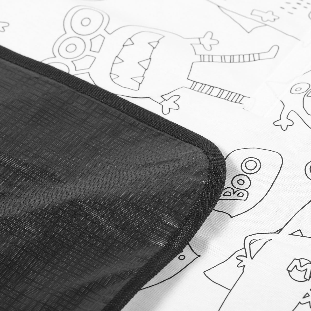 Monster Squad Colour Me In Picnic Blanket 125x125cm, view 5