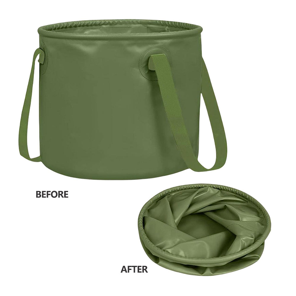 13L Collapsible Camping Bucket - Green, view 8
