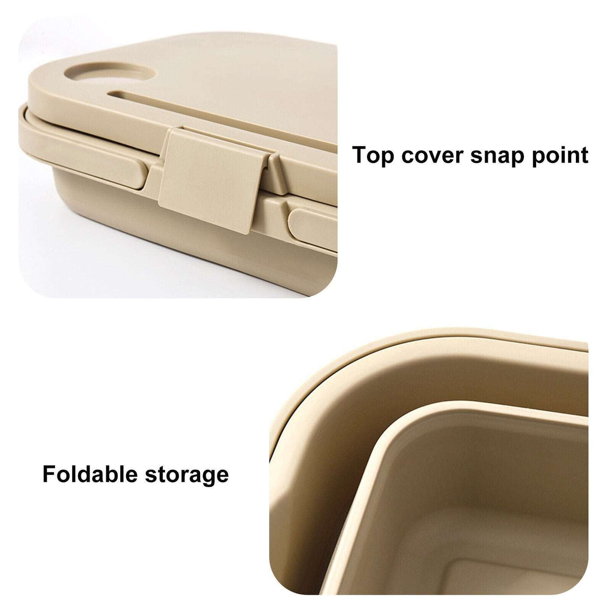 3-in-1 Folding Camping Basket with Picnic Table Lid, view 6