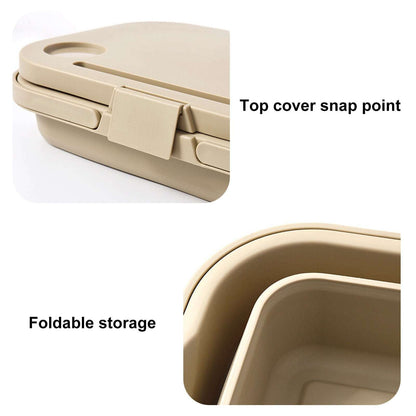 3-in-1 Folding Camping Basket with Picnic Table Lid, view 6